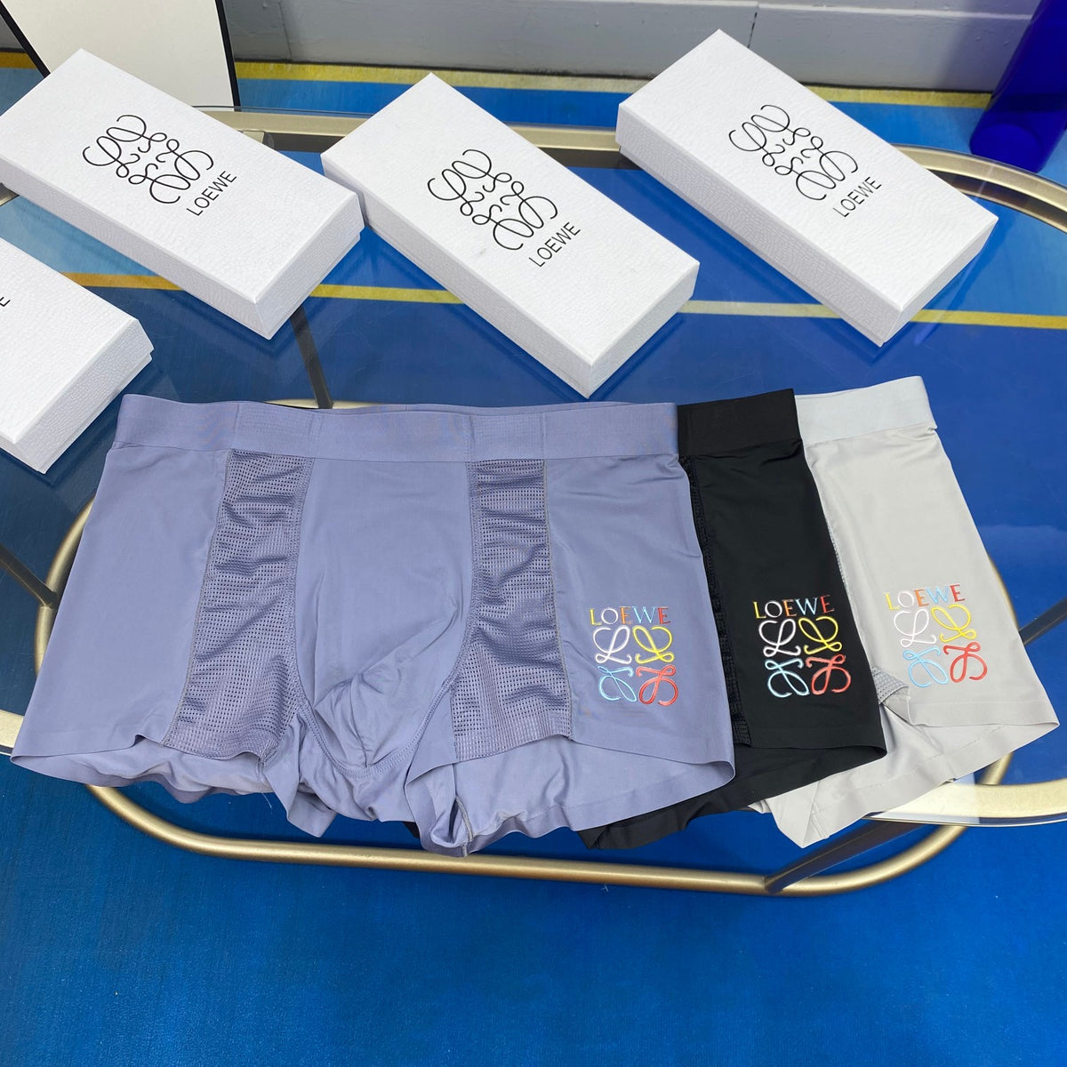 Loewe multicolor anagram side boxer briefs - view 9