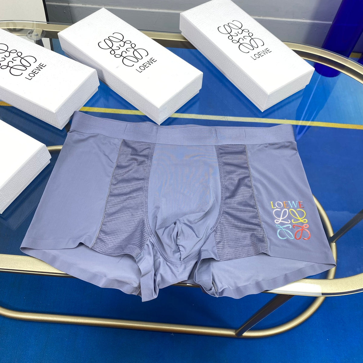 Loewe multicolor anagram side boxer briefs - view 3