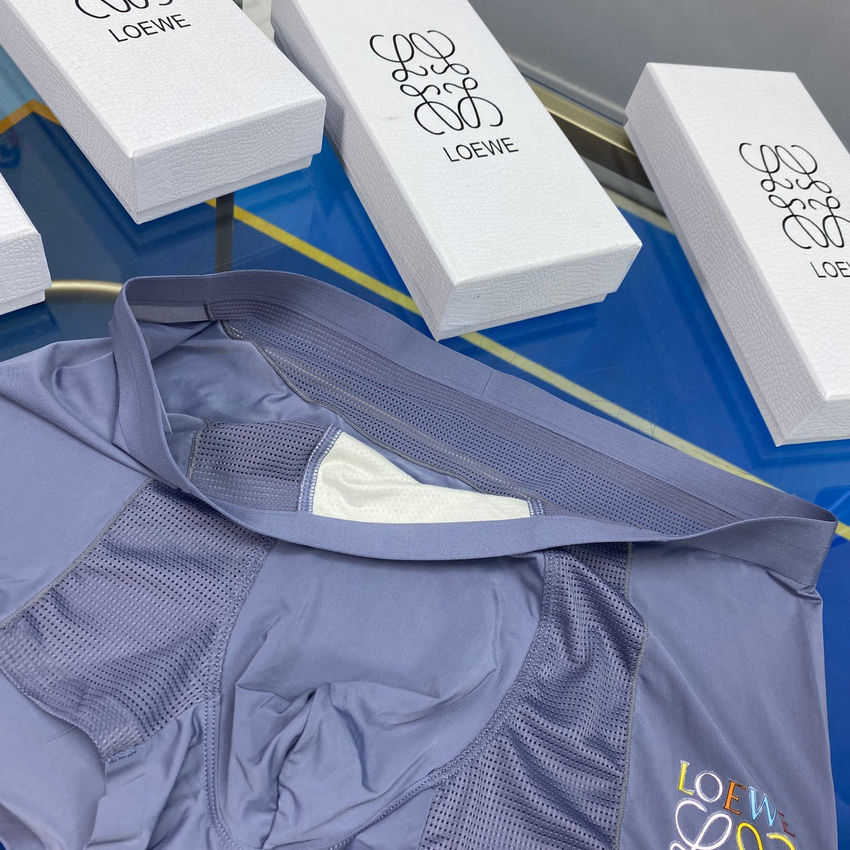 Loewe multicolor anagram side boxer briefs - view 6
