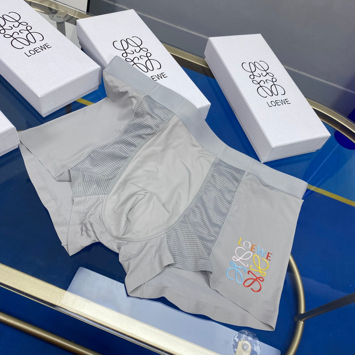 Loewe multicolor anagram side boxer briefs - view 5