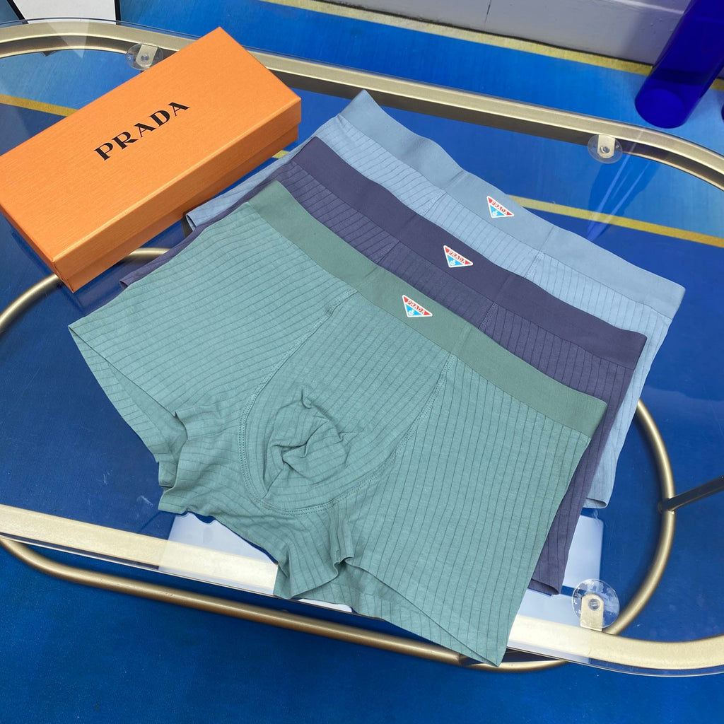 Prada ribbed colored triangle boxer briefs - view 3