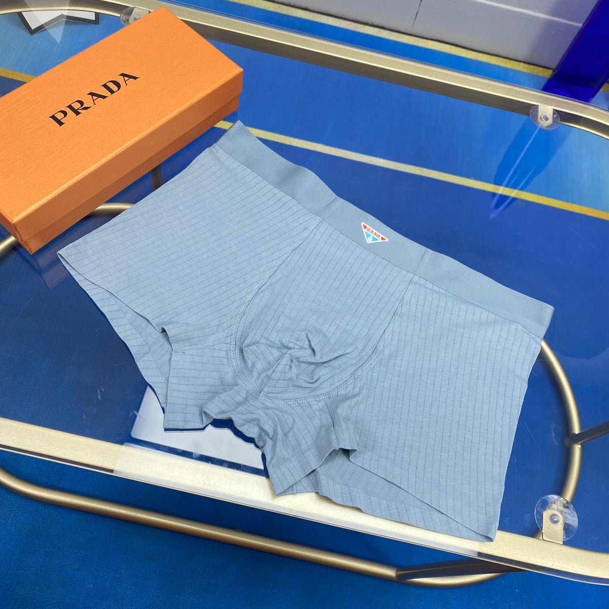 Prada ribbed colored triangle boxer briefs - view 5