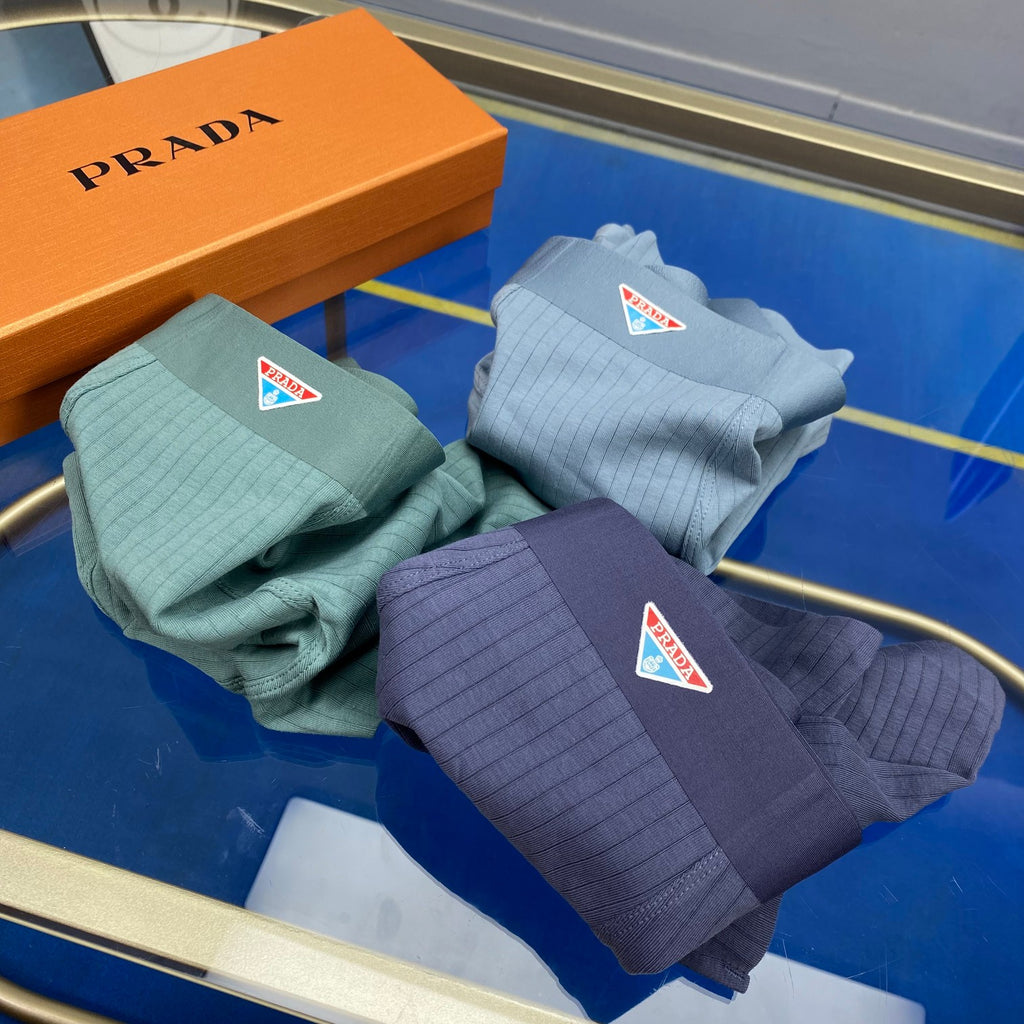 Prada ribbed colored triangle boxer briefs - view 1