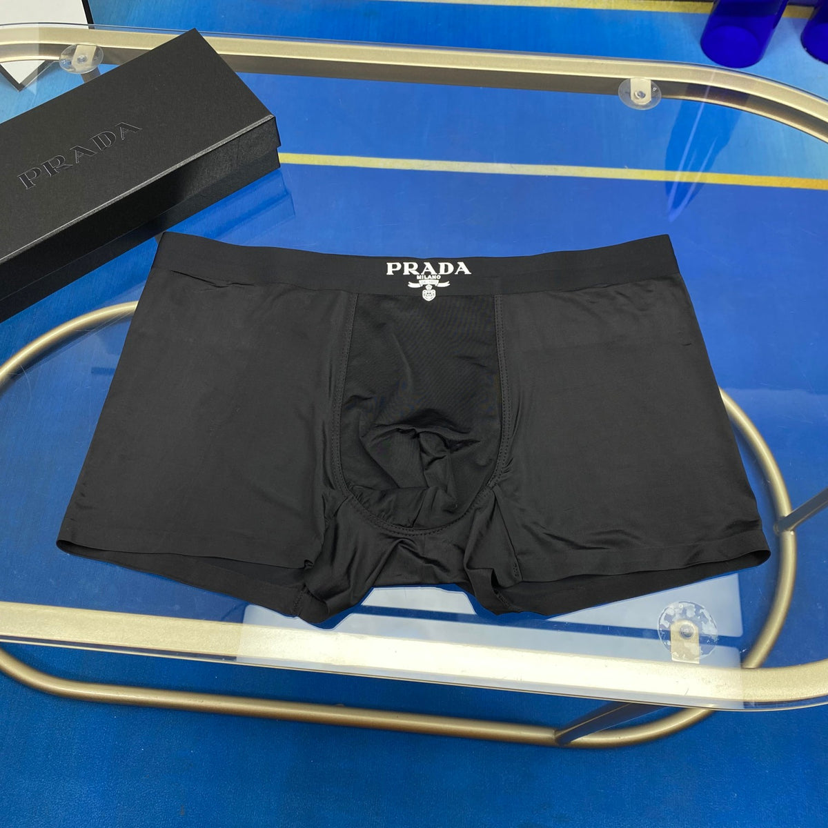 Prada muted contrast waist boxer briefs - view 4