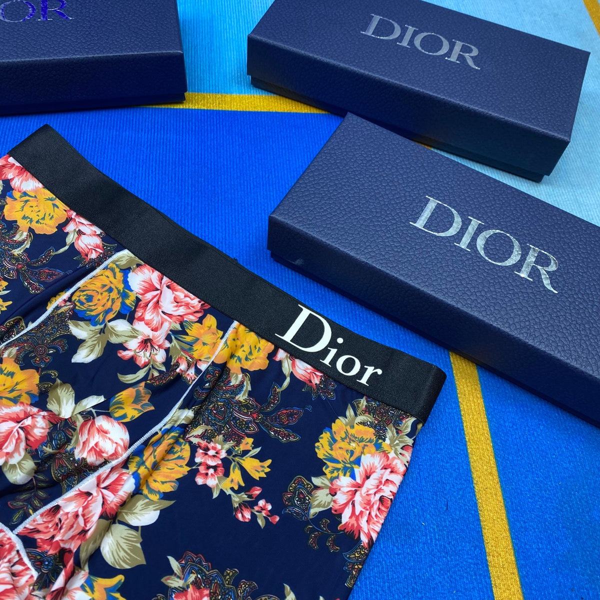 Dior multicolor floral print boxer briefs - view 2