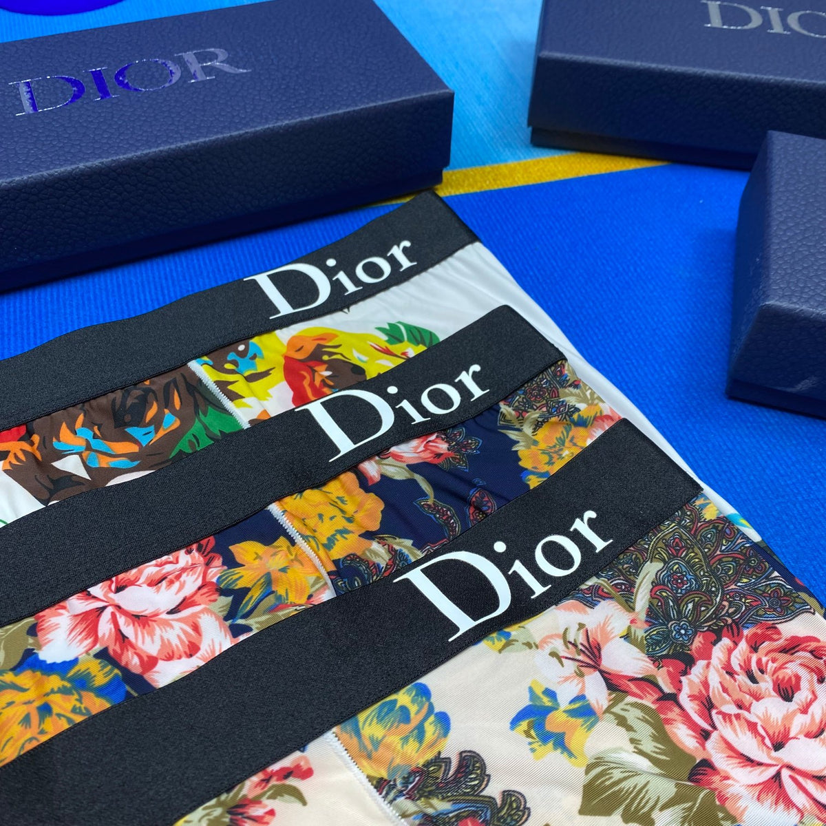 Dior multicolor floral print boxer briefs - view 8
