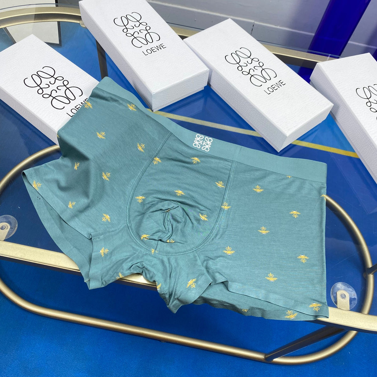 Loewe allover small anagram boxer briefs - view 4