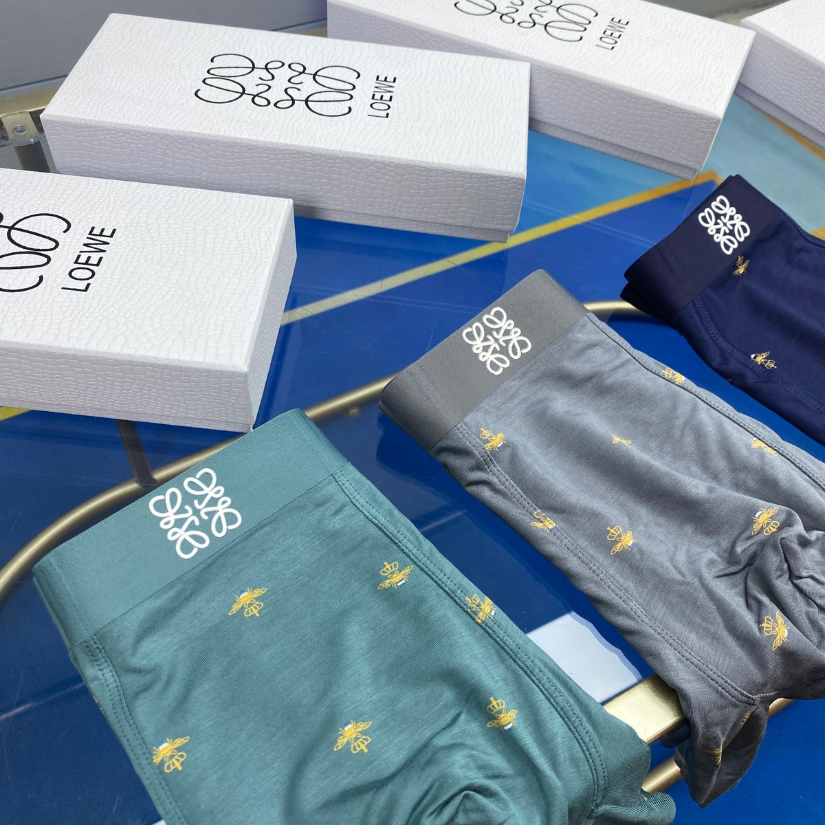 Loewe allover small anagram boxer briefs - view 8
