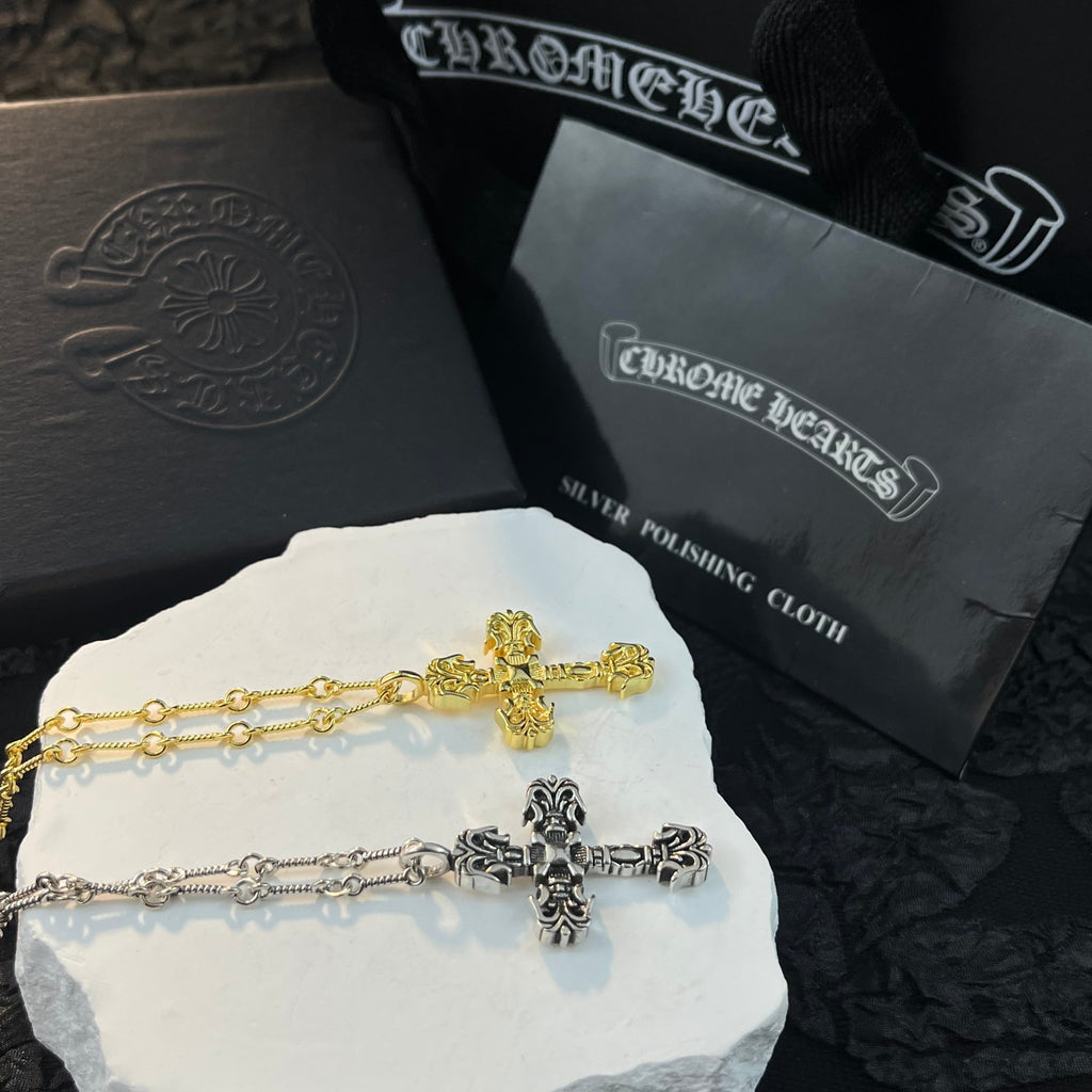Chrome Hearts Small Fleur Station Necklace - album image 1