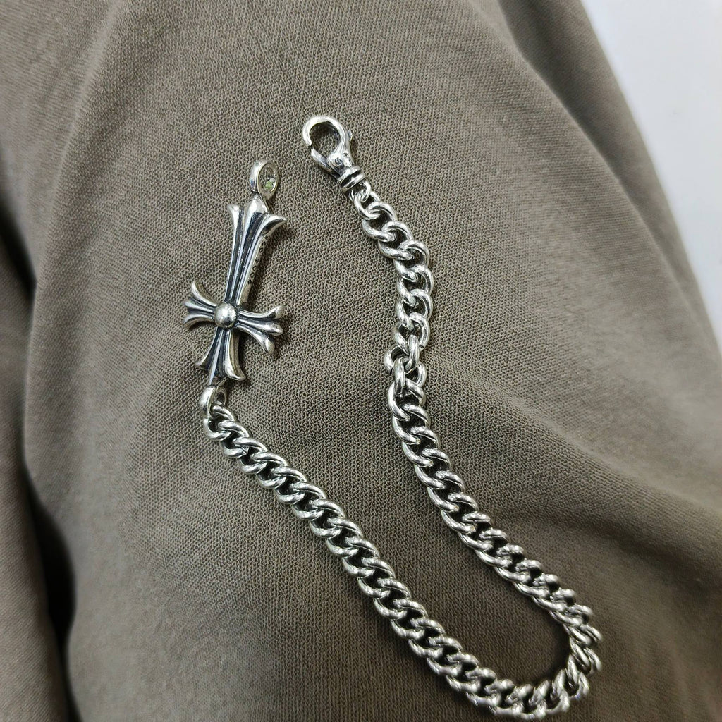 Chrome Hearts Cross Drop Curb Bracelet - album image 1
