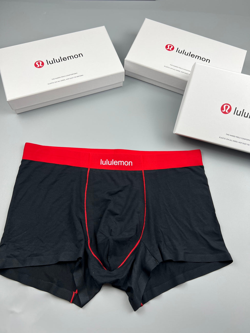 Lululemon green contrast stitch boxer briefs - view 3