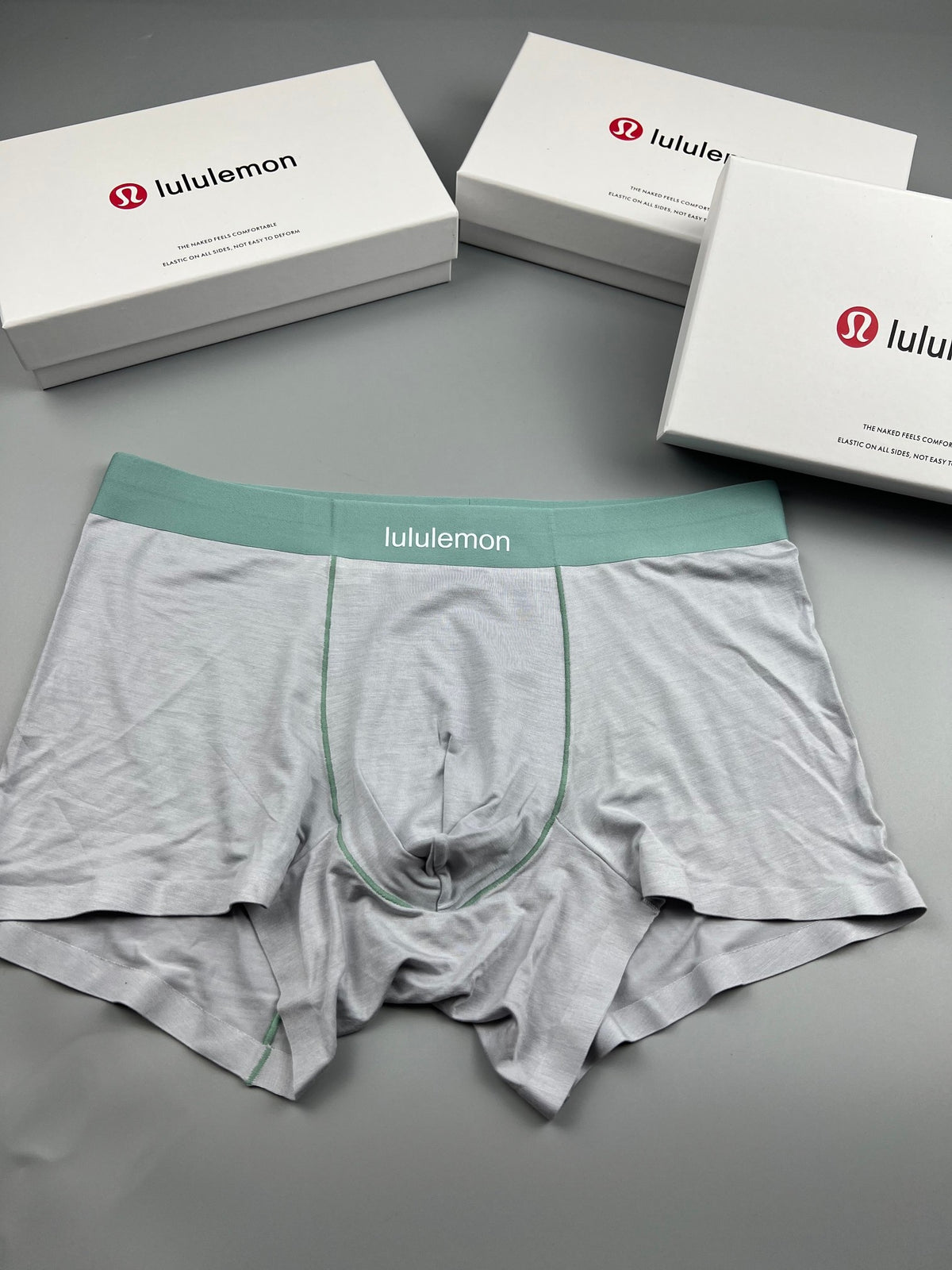 Lululemon green contrast stitch boxer briefs - view 2