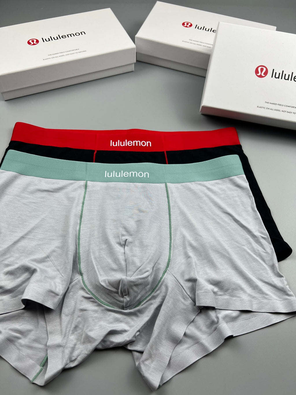 Lululemon green contrast stitch boxer briefs - view 5