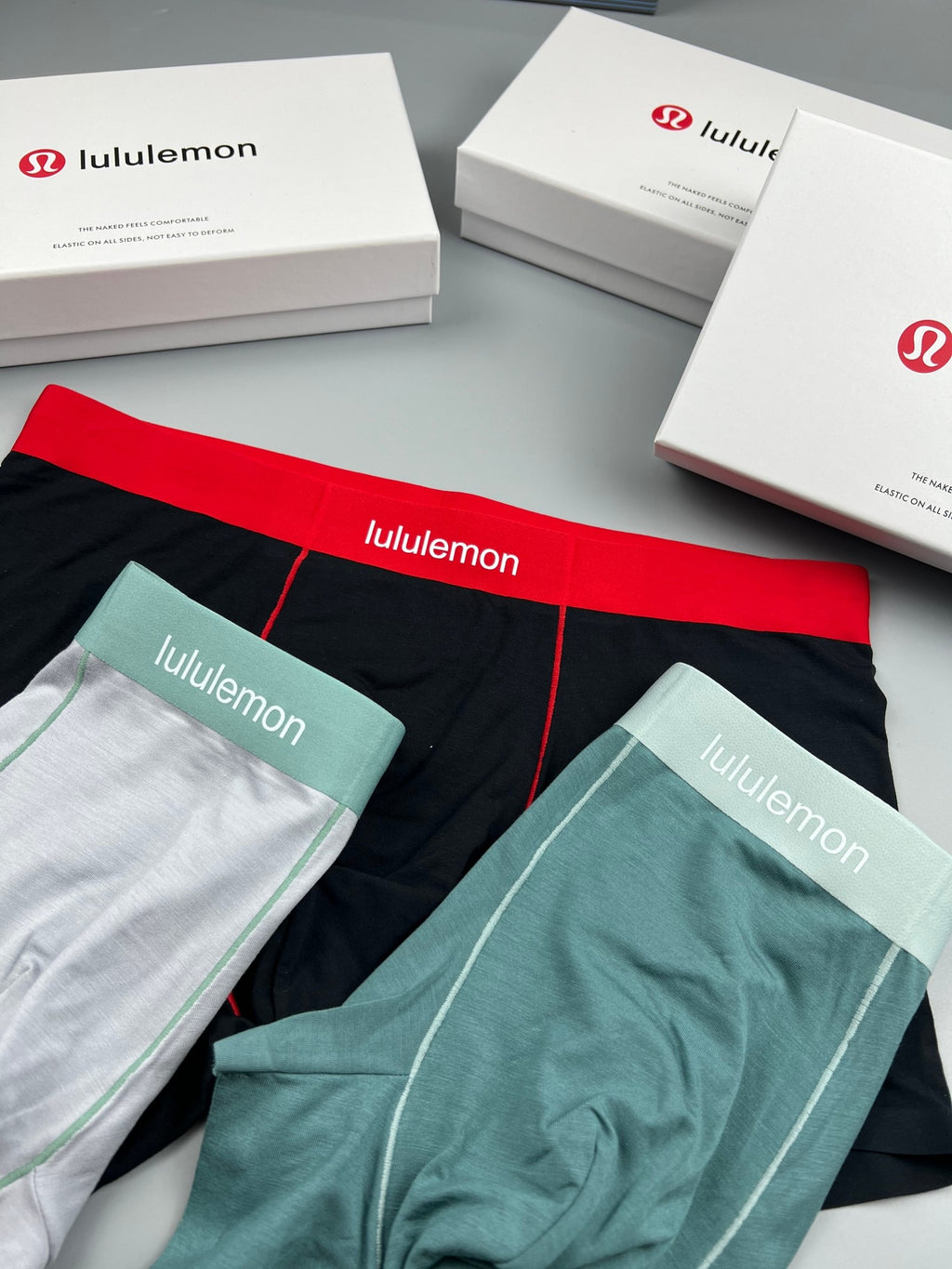 Lululemon green contrast stitch boxer briefs - view 8