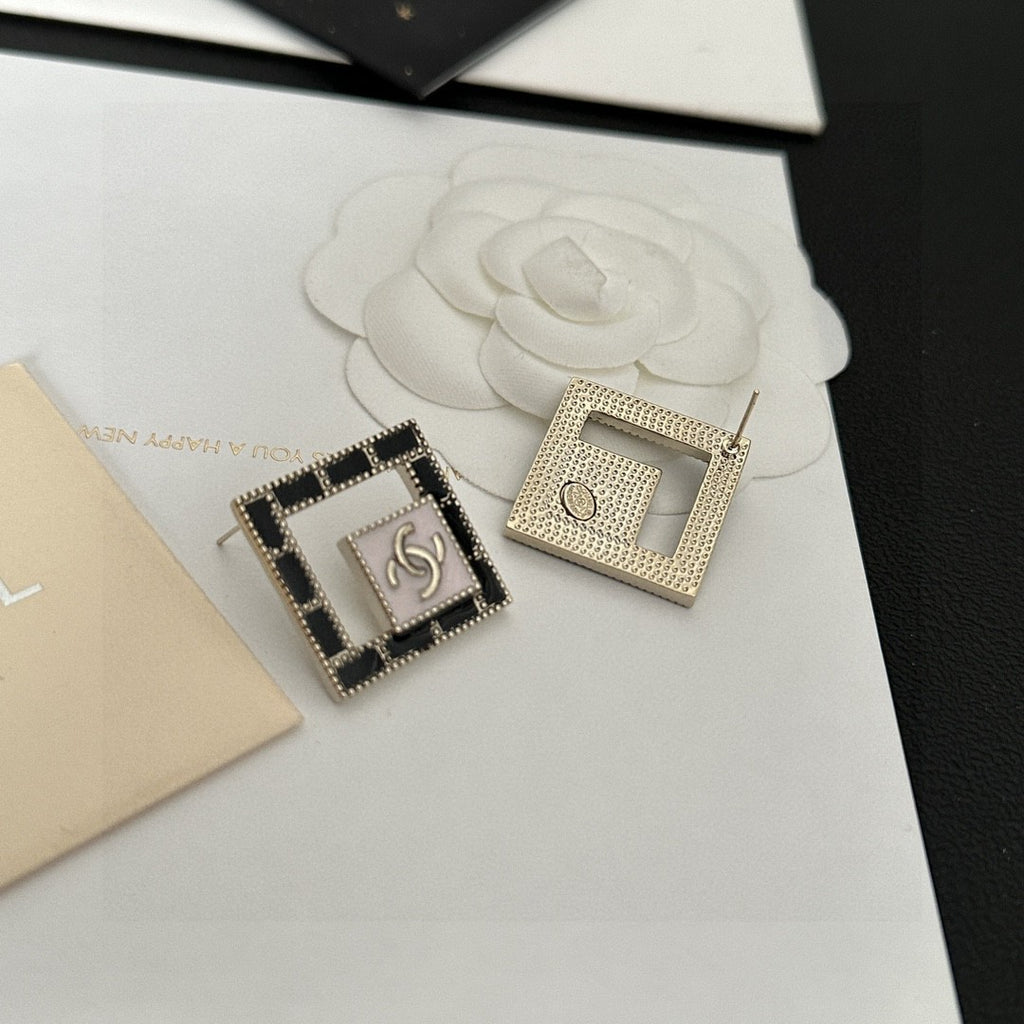 Chanel Letter Stud Earrings - album image 5