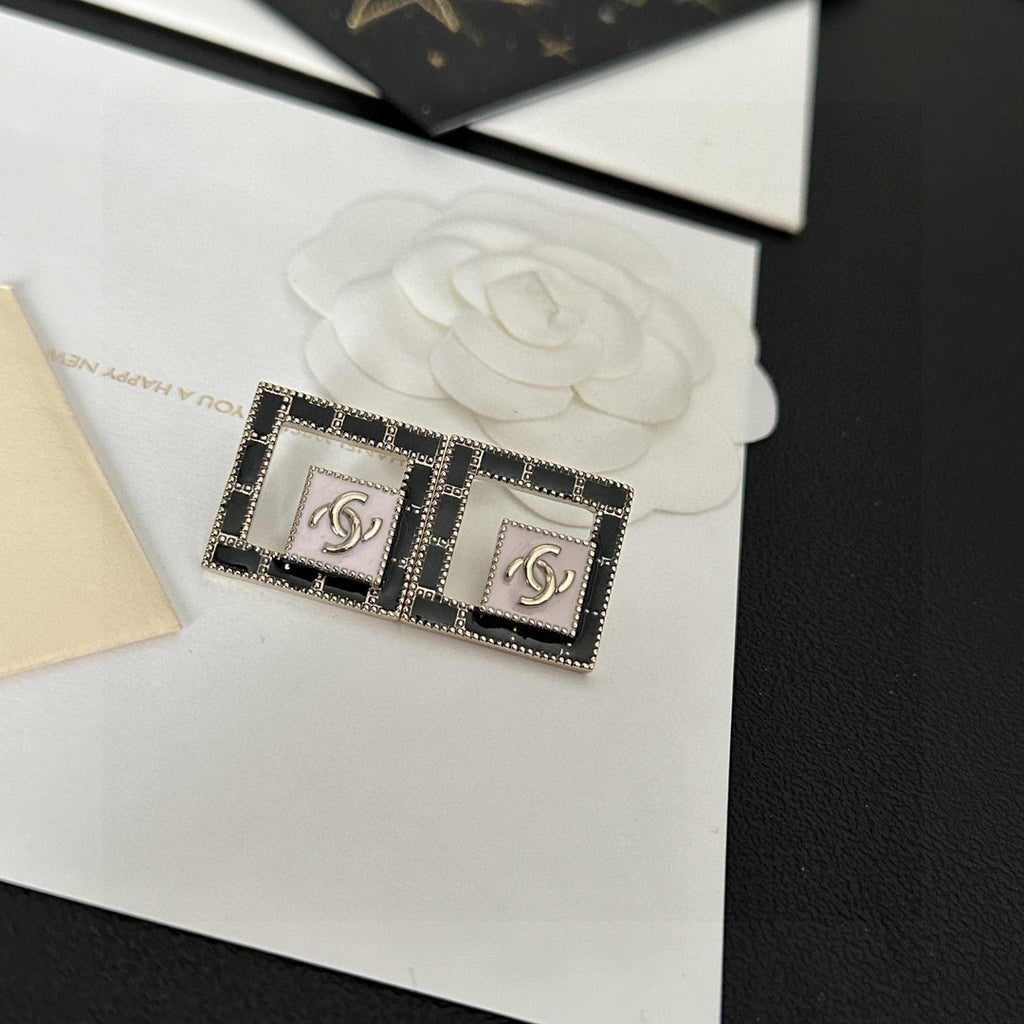 Chanel Letter Stud Earrings - album image 3