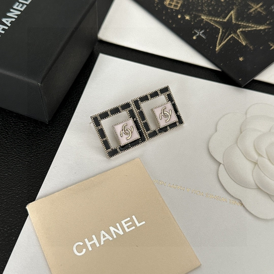 Chanel Letter Stud Earrings - album image 2