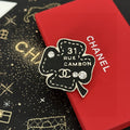 Chanel Black Clover Address Brooch - album image 1