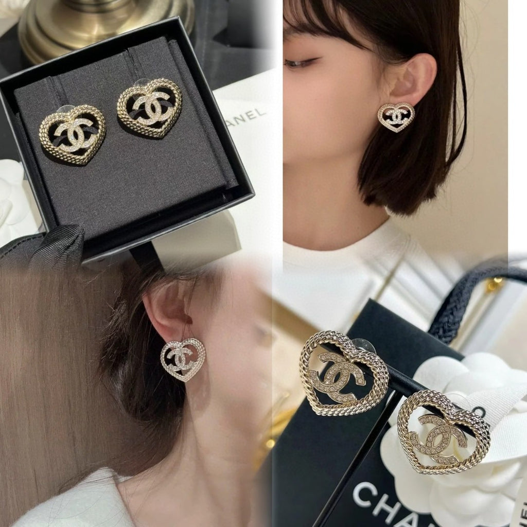 Chanel Letter Stud Earrings - album image 2
