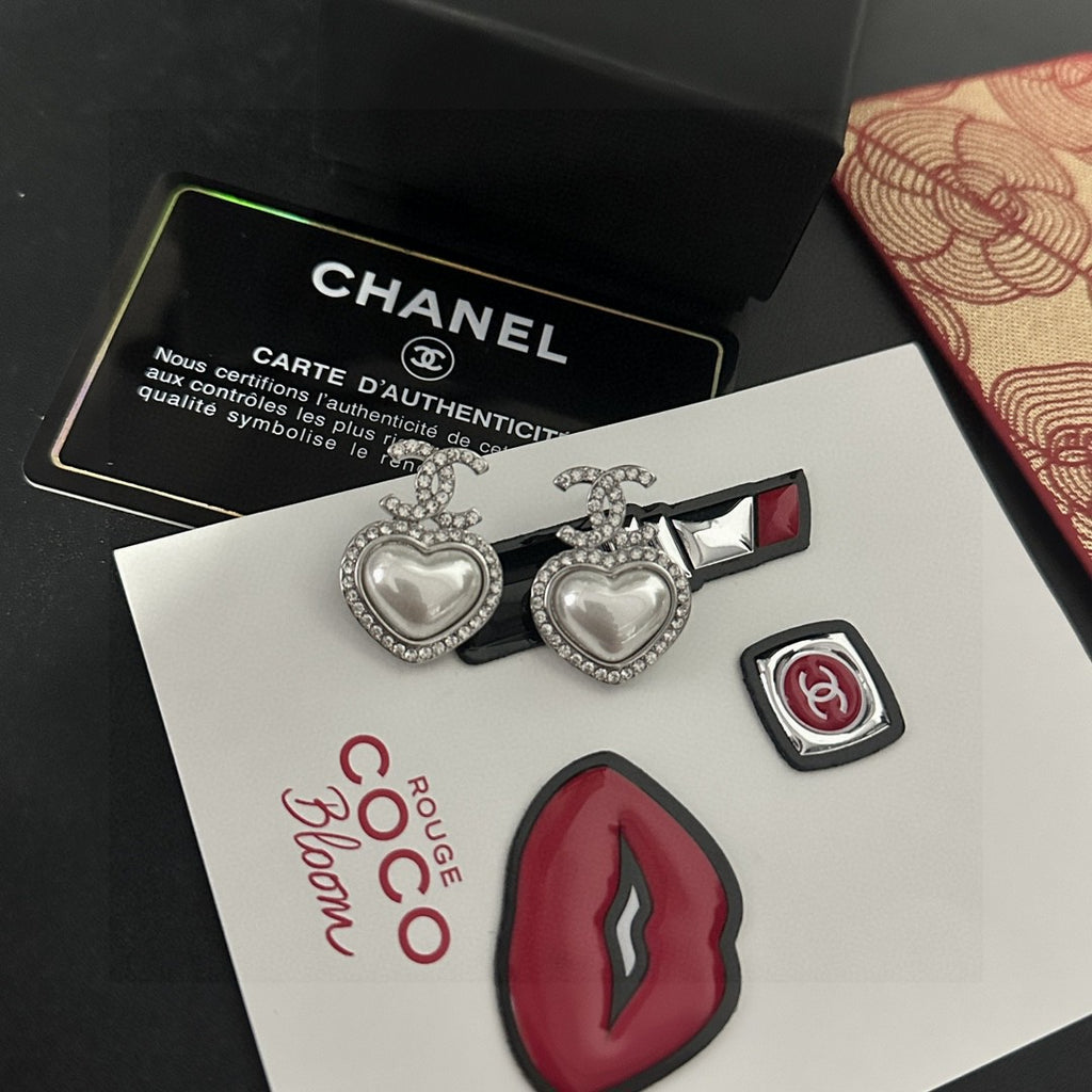 Chanel CC and Red Square Stud Earrings - album image 1