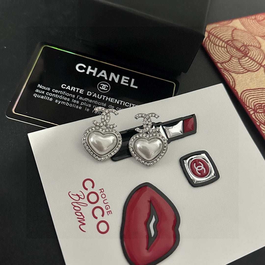 Chanel CC and Red Square Stud Earrings - album image 1