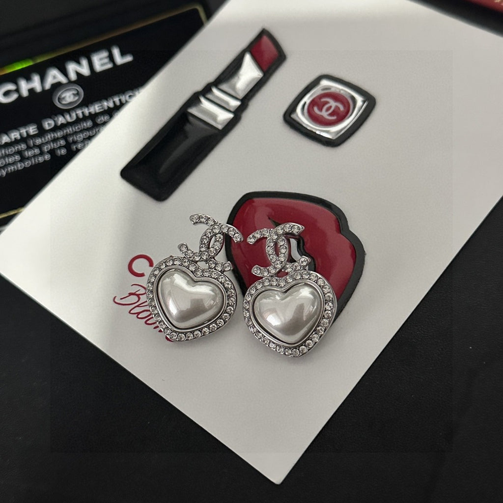 Chanel CC and Red Square Stud Earrings - album image 3