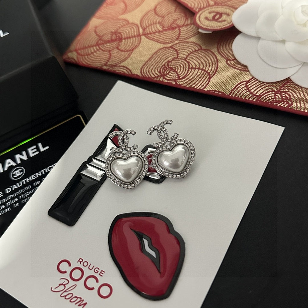 Chanel CC and Red Square Stud Earrings - album image 4