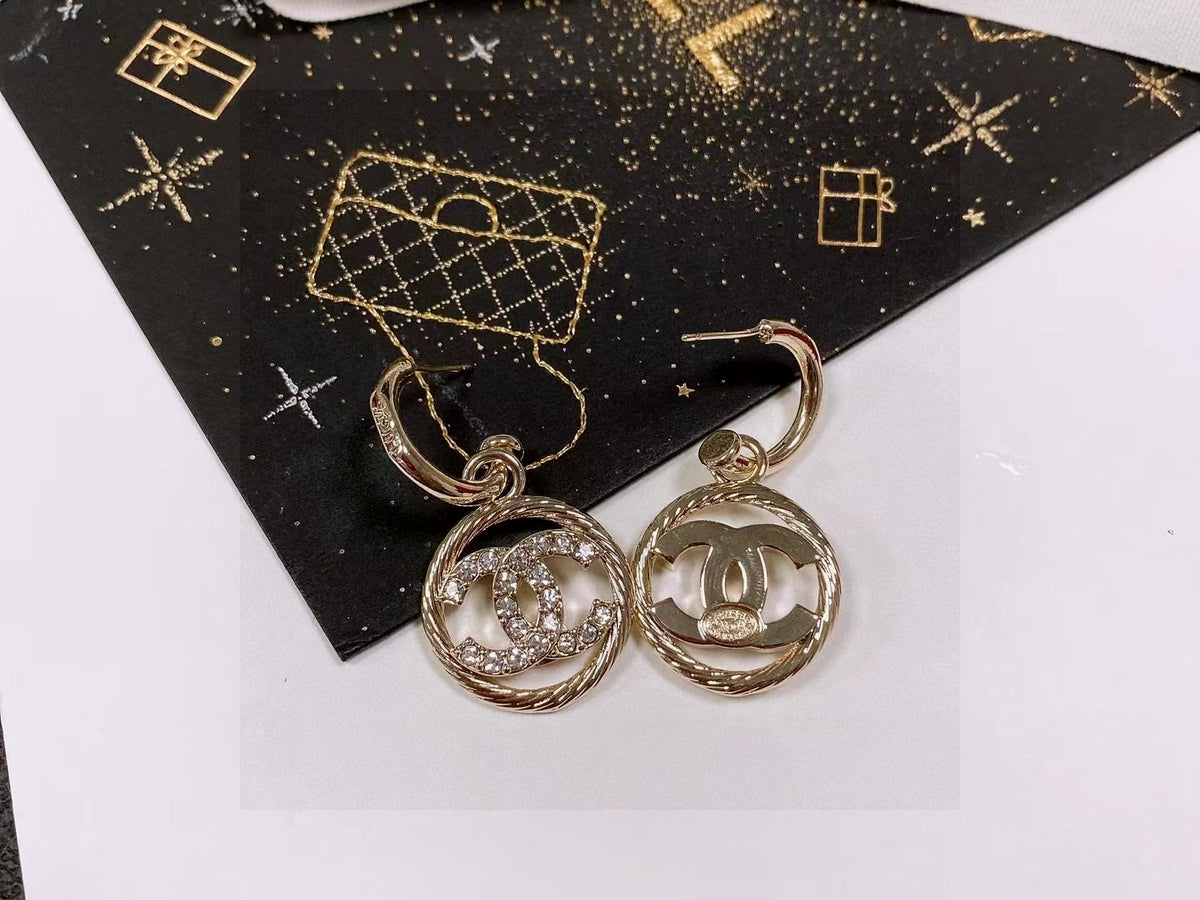 Chanel Interlocking C Stud Earrings - album image 3