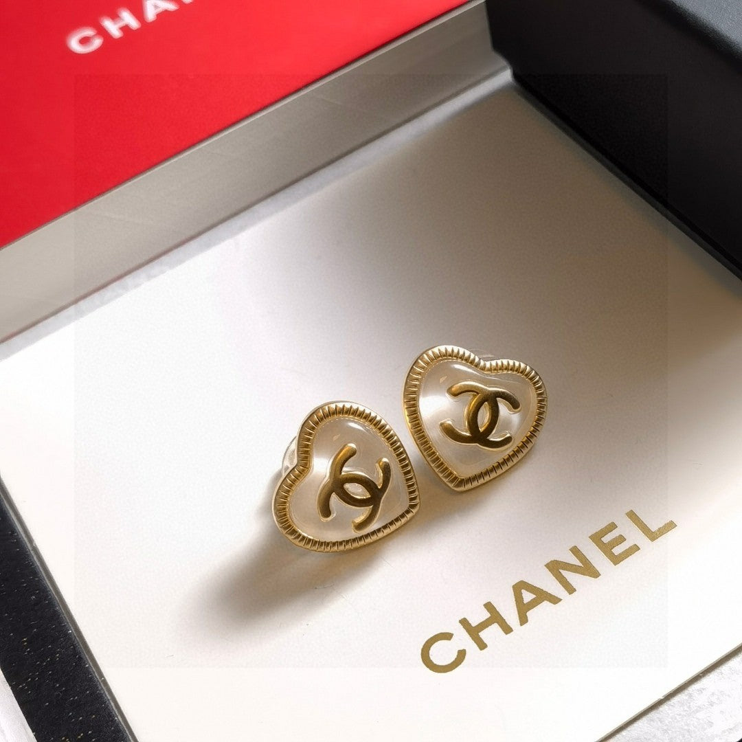 Chanel Letter Stud Earrings - album image 6