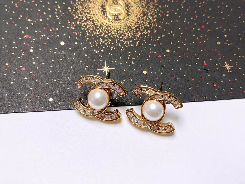 Chanel Letter Stud Earrings - album image 3