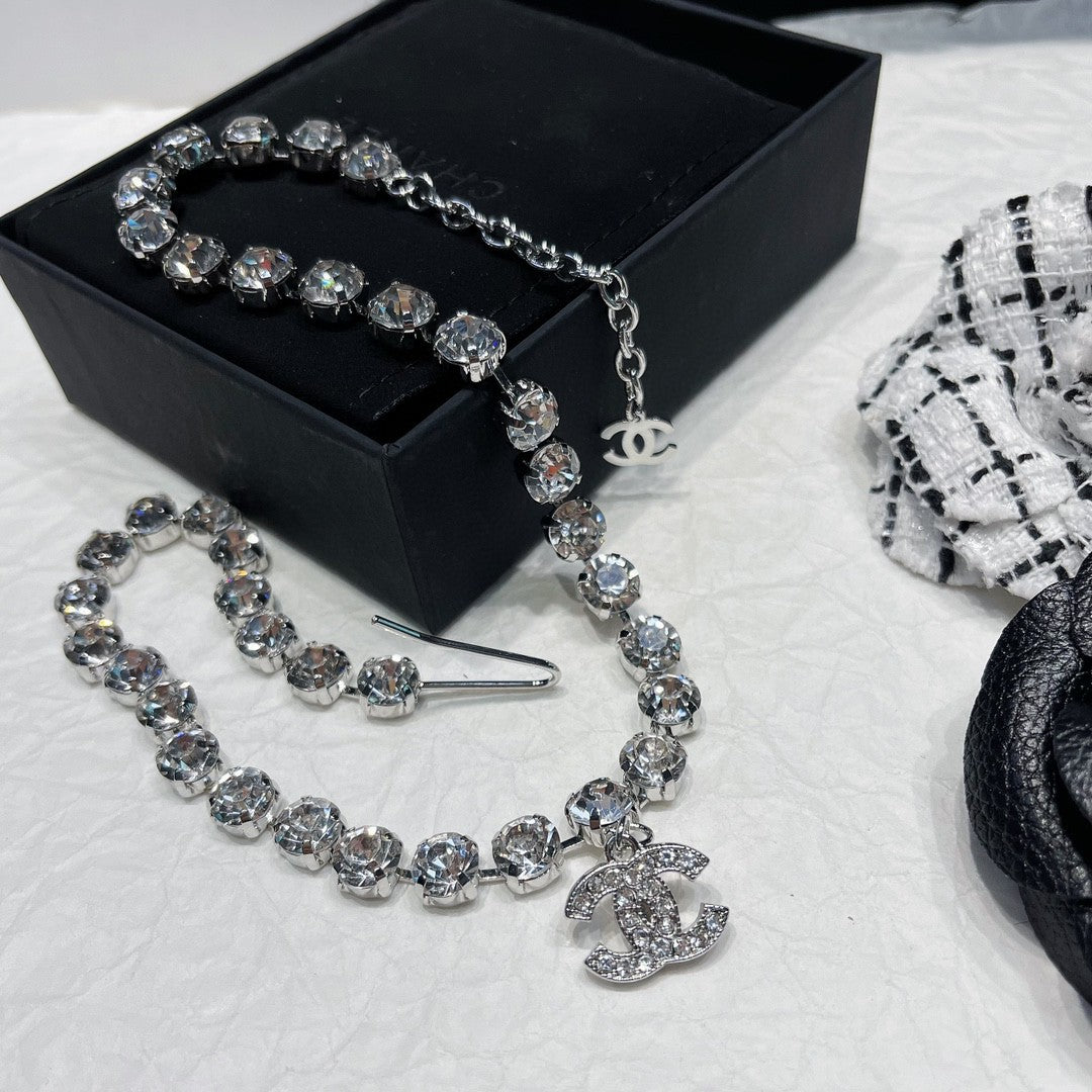 Chanel Crystal Accent Necklace - album image 2