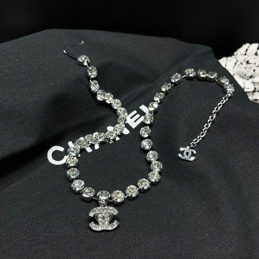 Chanel Crystal Accent Necklace - album image 1