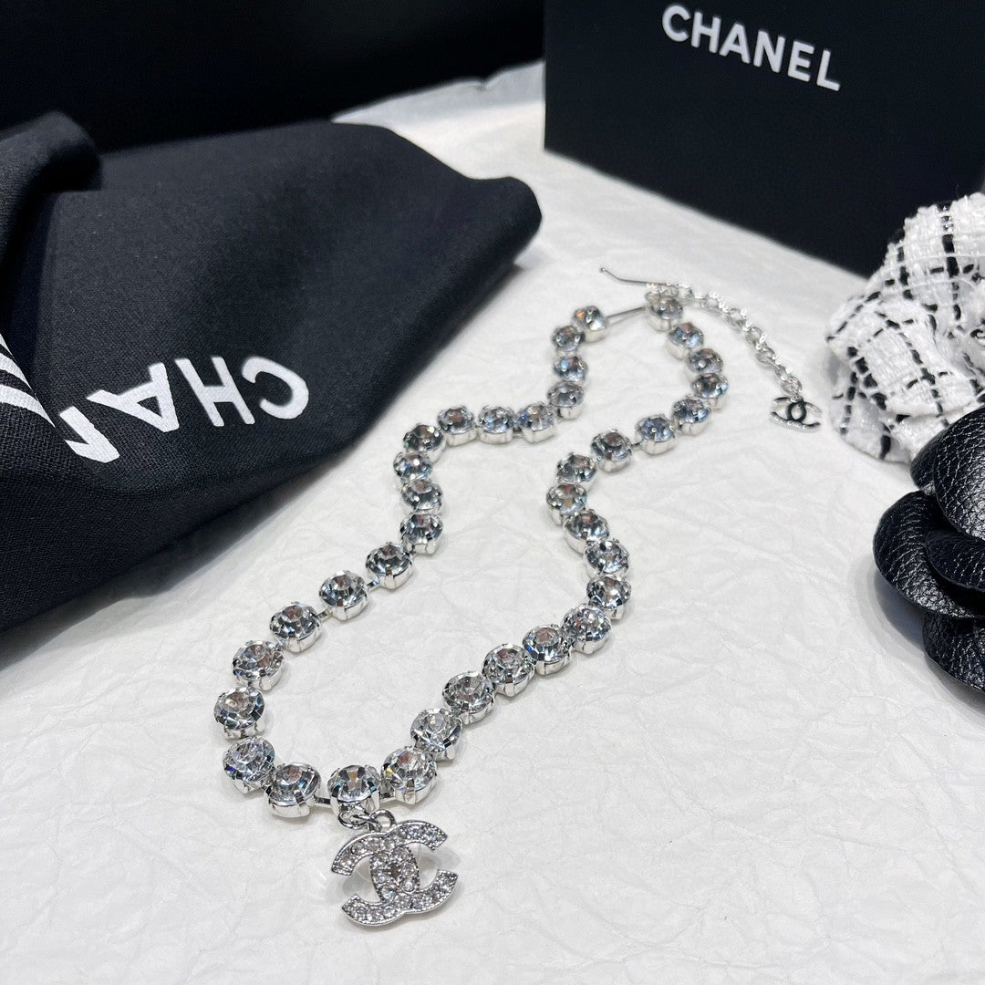 Chanel Crystal Accent Necklace - album image 8