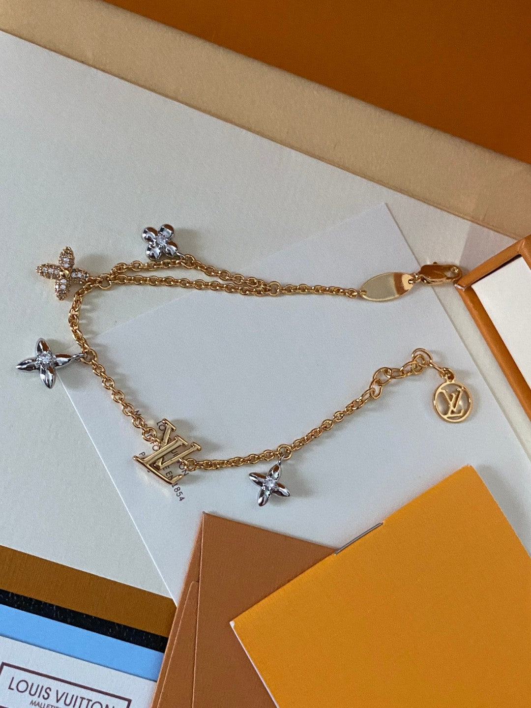 Louis Vuitton Gold-Tone Monogram Charm Bracelet - album image 1