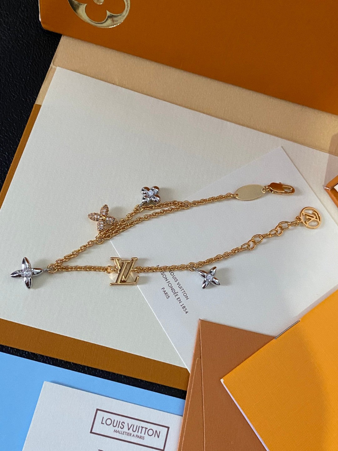 Louis Vuitton Gold-Tone Monogram Charm Bracelet - album image 4