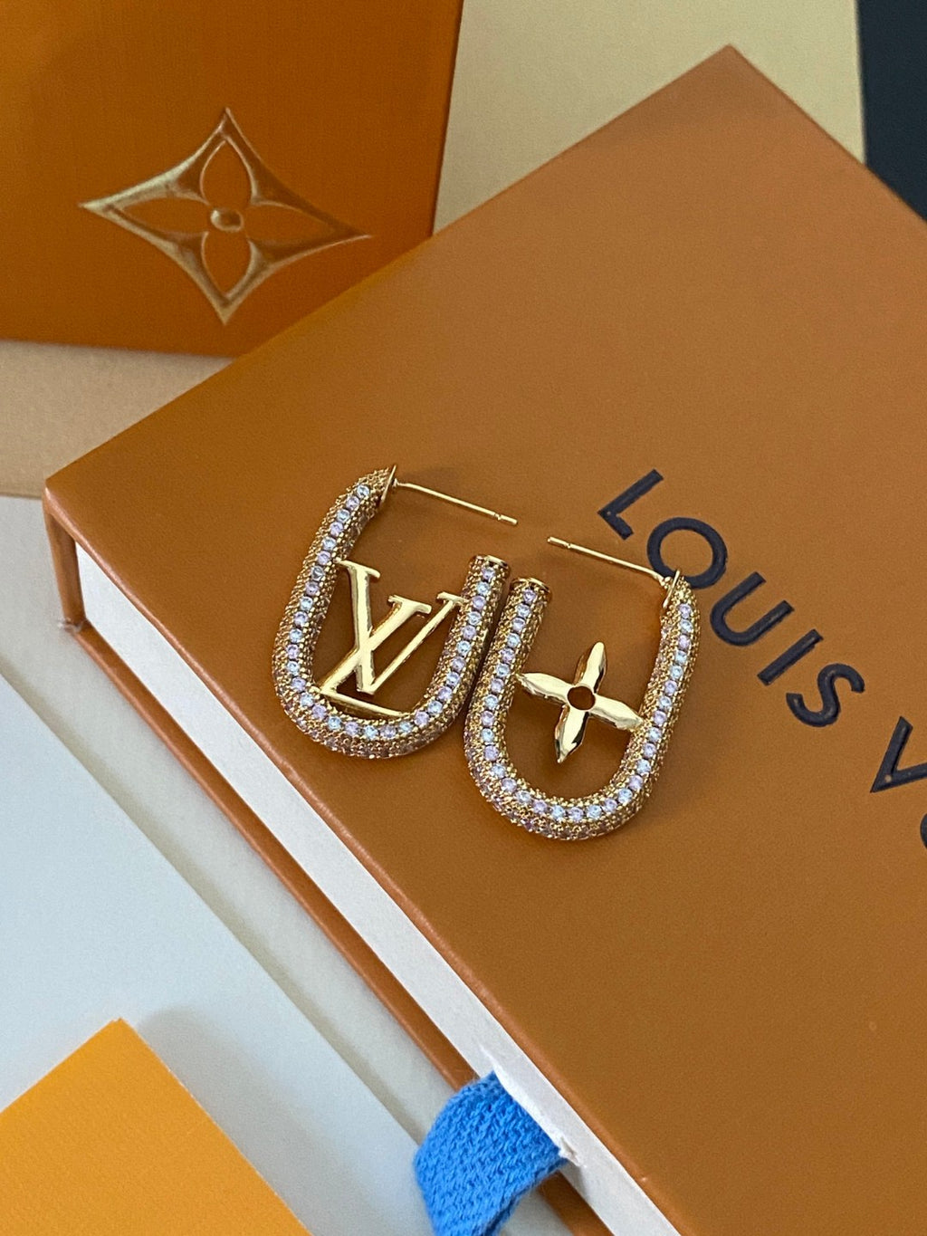 Louis Vuitton Asymmetric Monogram Earrings - album image 4