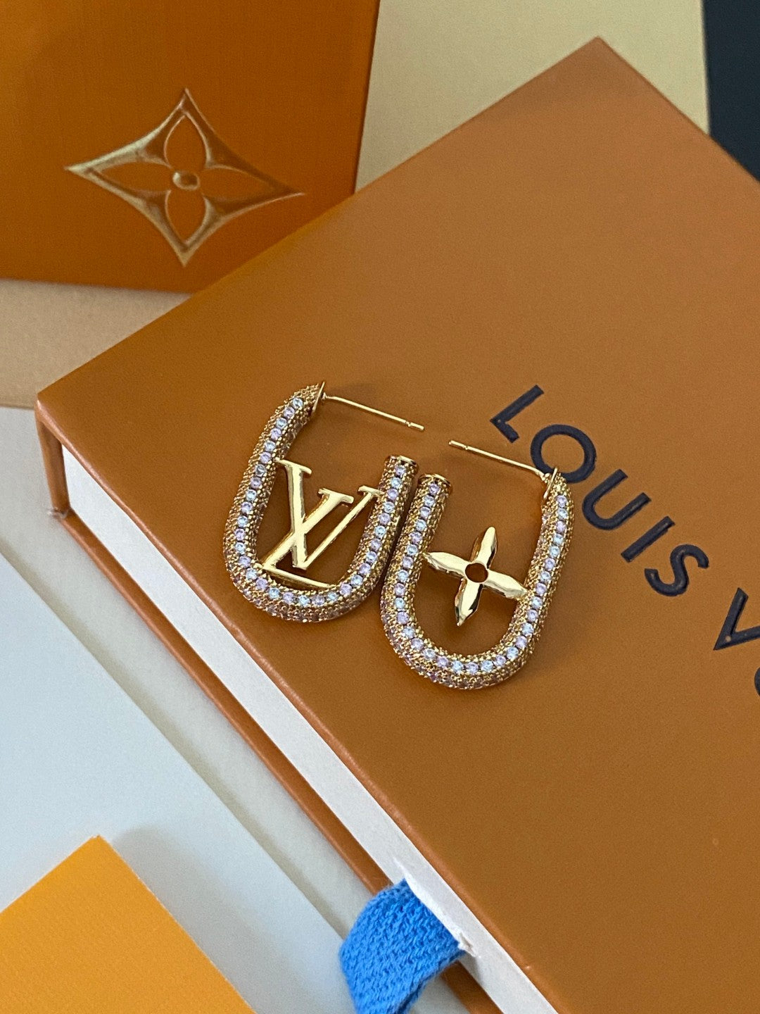 Louis Vuitton Asymmetric Monogram Earrings - album image 4