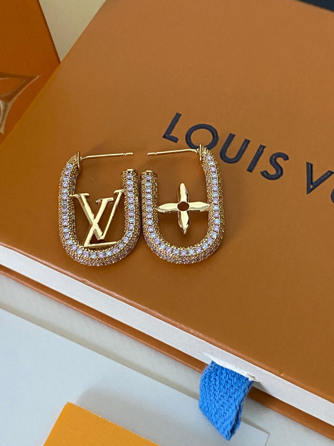 Louis Vuitton Asymmetric Monogram Earrings - album image 1