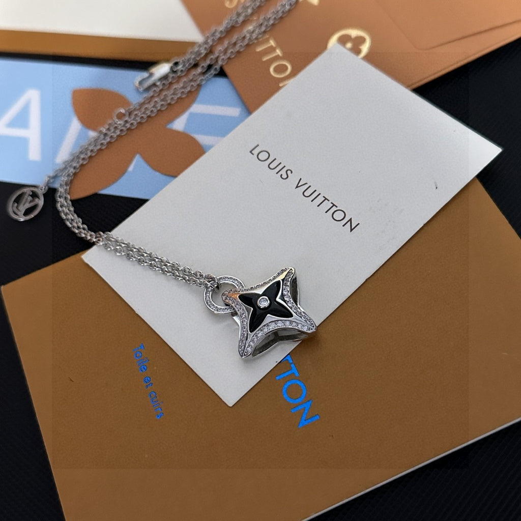 Louis Vuitton Double Flower Pendant Necklace - album image 1