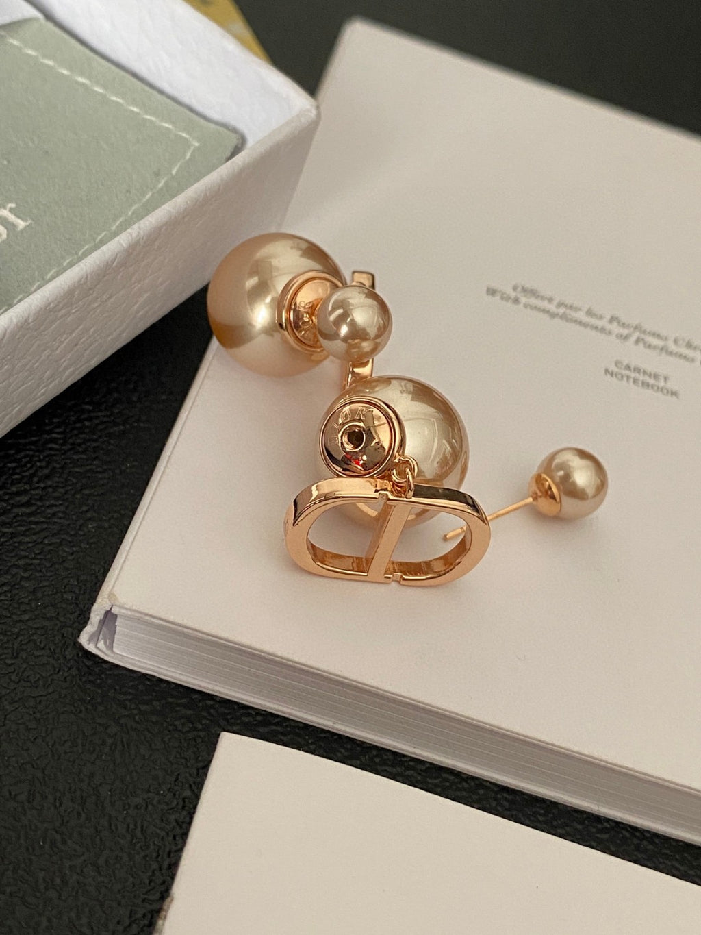 Dior Petite Sculpted Bow Stud Earrings - product image 6