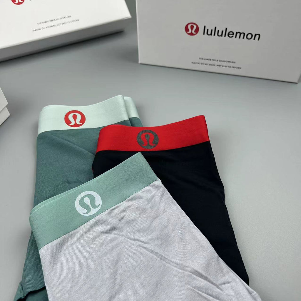 Lululemon green red waist emblem boxer briefs - view 6