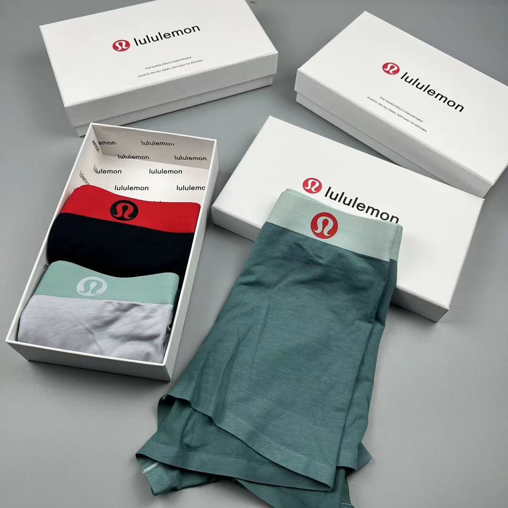 Lululemon green red waist emblem boxer briefs - view 9