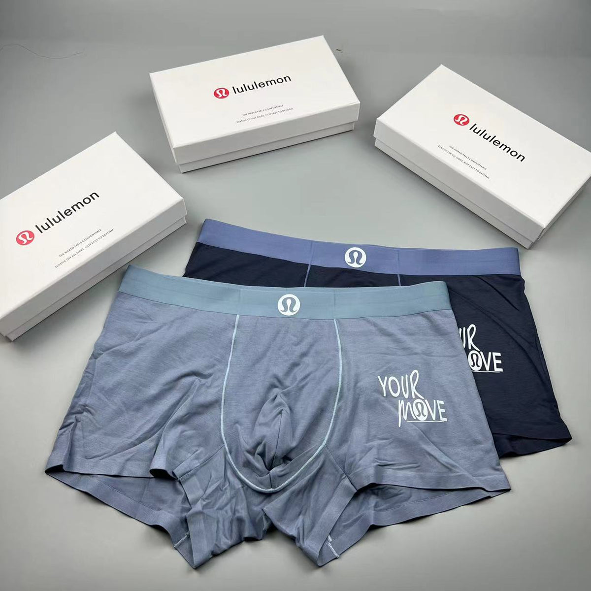 Lululemon blue your move graphic boxer briefs - view 3