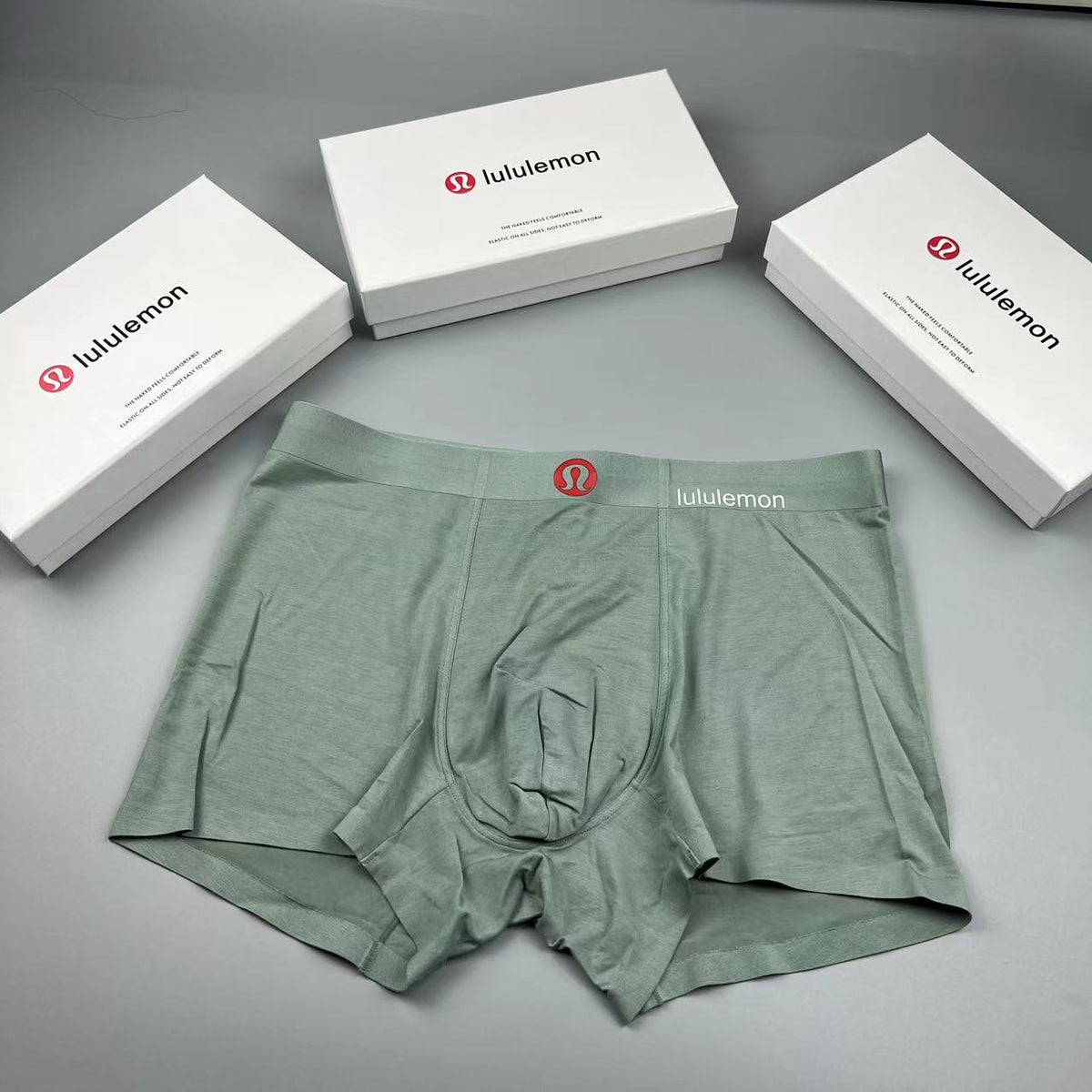 Lululemon blue red emblem waist boxer briefs - view 2