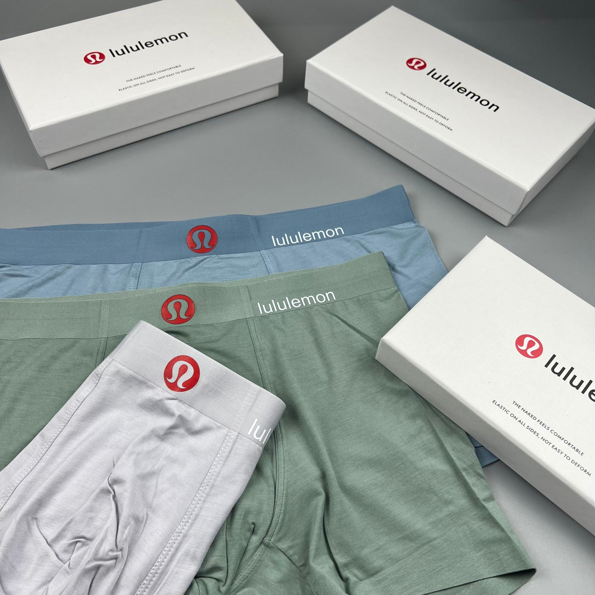 Lululemon blue red emblem waist boxer briefs - view 8