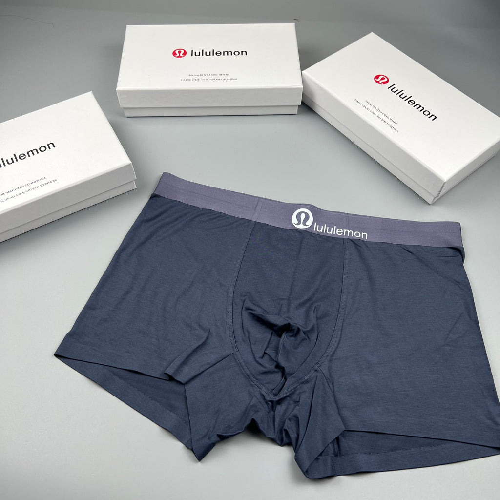 Lululemon black white letter waist boxer briefs - view 2