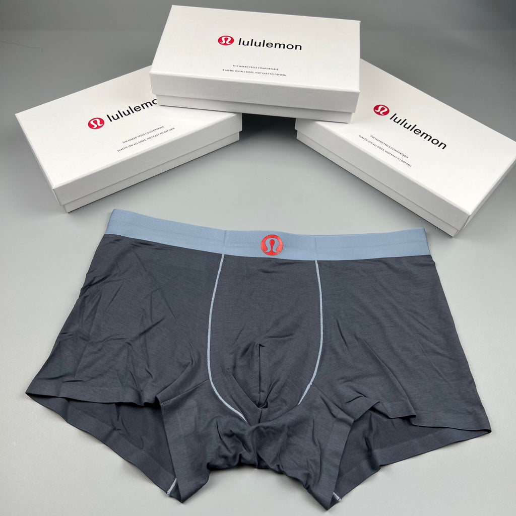 Lululemon charcoal red waist emblem boxer briefs - view 1