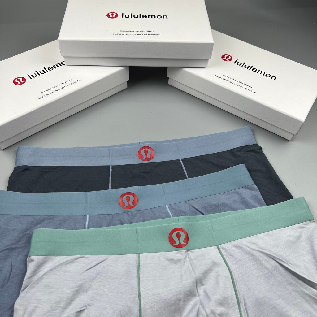 Lululemon charcoal red waist emblem boxer briefs - view 4
