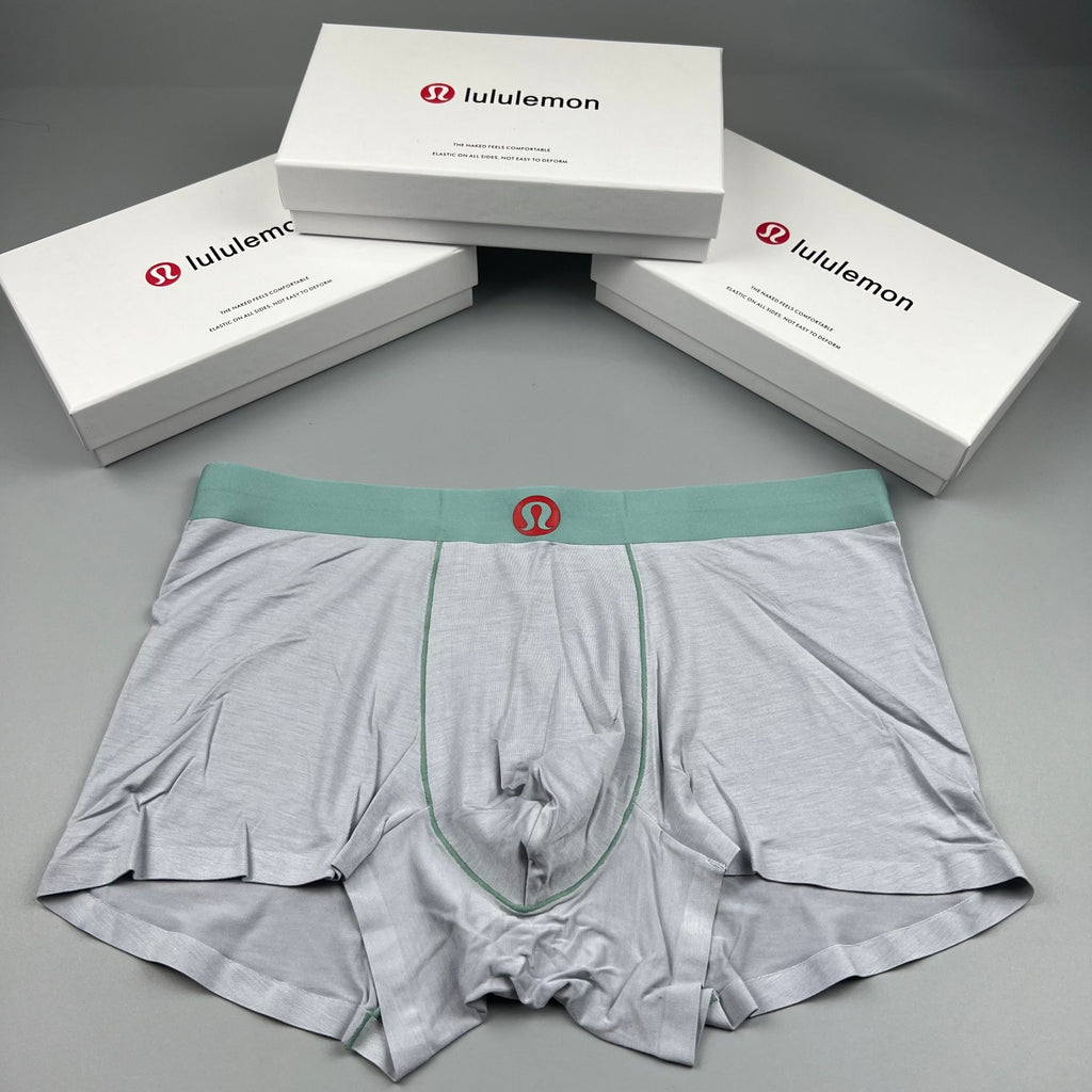 Lululemon charcoal red waist emblem boxer briefs - view 3