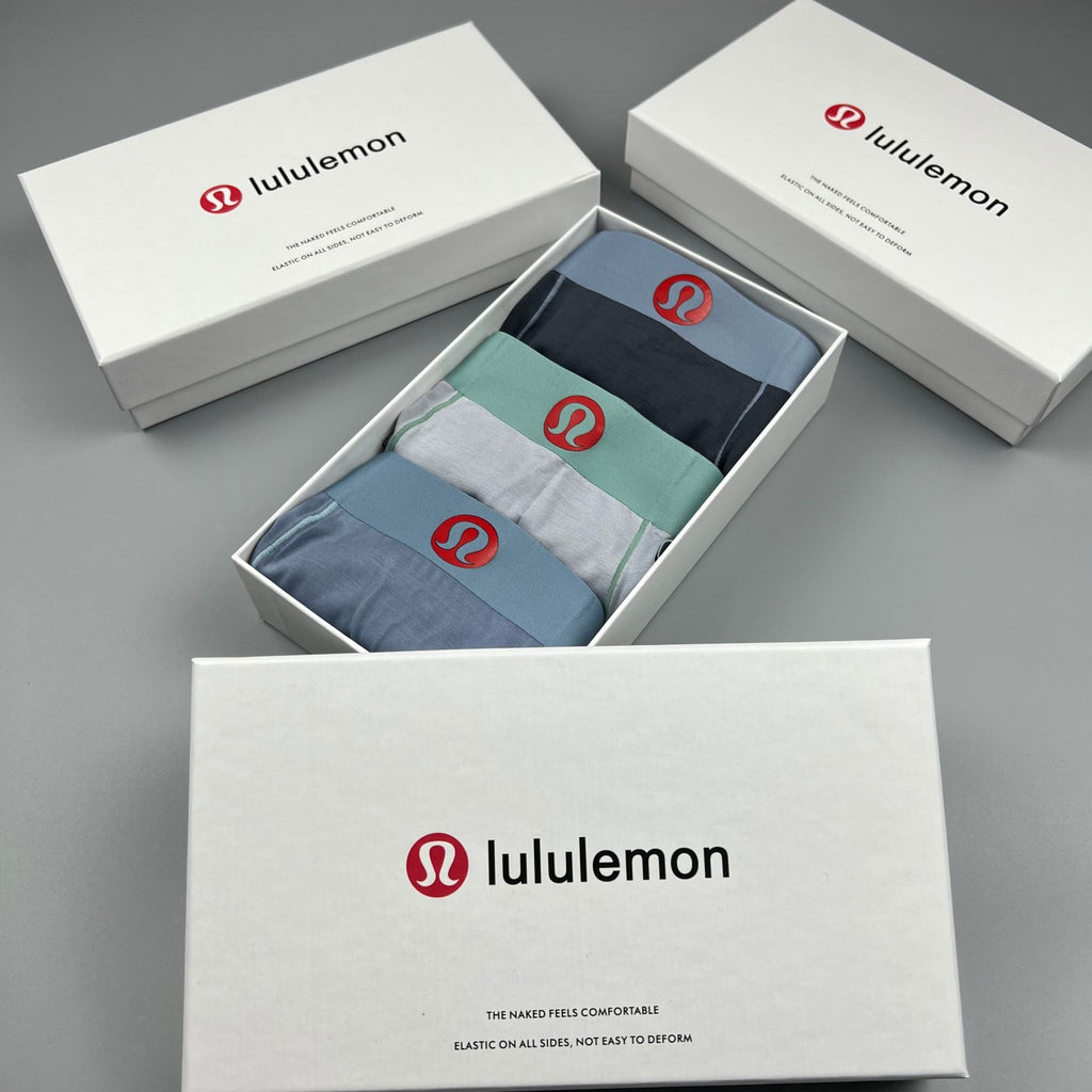 Lululemon charcoal red waist emblem boxer briefs - view 9